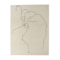 Carpet Chillida Nanimarquina Mano 1993 beige 2