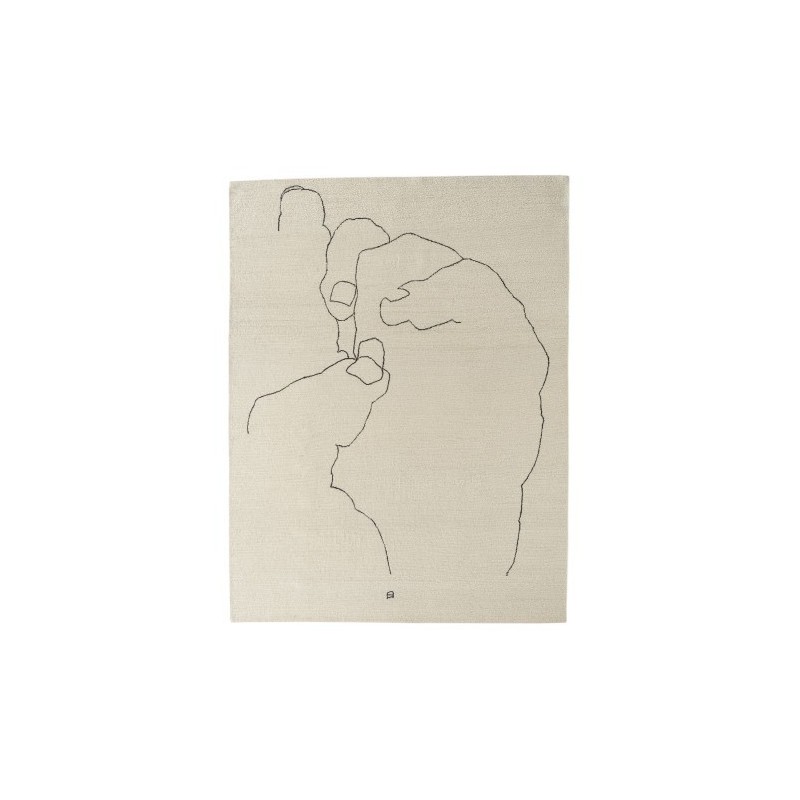tappeto Chillida Nanimarquina Mano 1993 beige