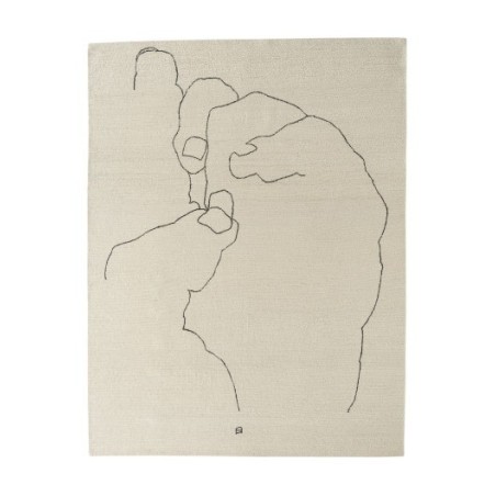 tappeto Chillida Nanimarquina Mano 1993 beige