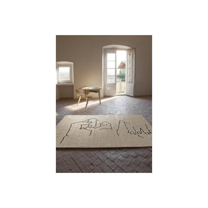 Carpet Chillida Nanimarquina Manos 1995 beige