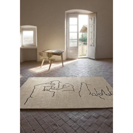 Carpet Chillida Nanimarquina Manos 1995 beige