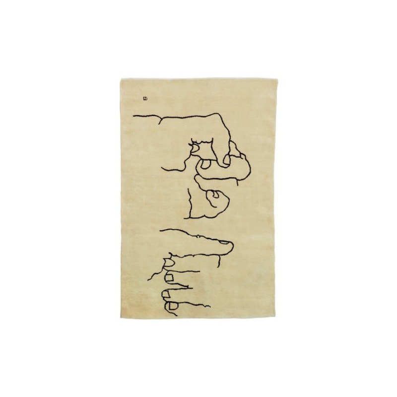 Carpet Chillida Nanimarquina Manos 1995 beige