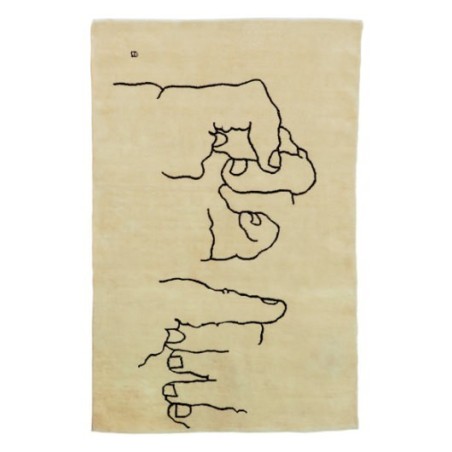 tappeto Chillida Nanimarquina Manos 1995 beige