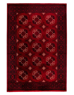 Tappeto salotto Ariana 881 rosso elegante e moderno