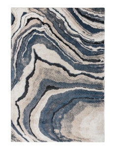 Bologna 461 Blue Fantasy Rug with Blue Tones