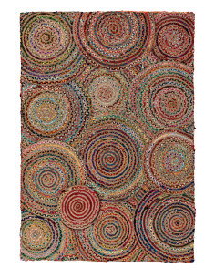 Cancun 331 Multi Hand-Knotted Rug – Vibrant Geometric Design