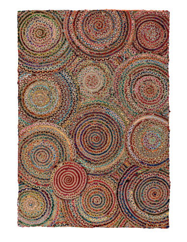 Cancun 331 Multi Hand-Knotted Rug – Vibrant Geometric Design