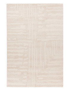 Tappeto salotto moderno crema Canyon 973