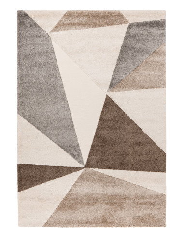 Canyon 974 Taupe Geometric Rug – Durable Modern Carpet