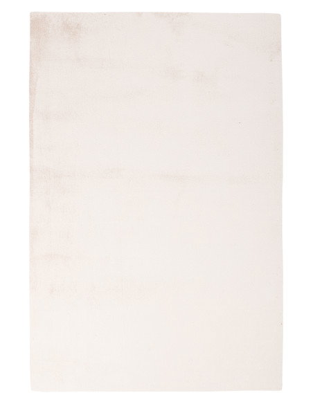 Tappeto moderno rotondo crema