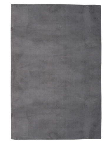 Tappeto moderno grigio rotondo per salotto