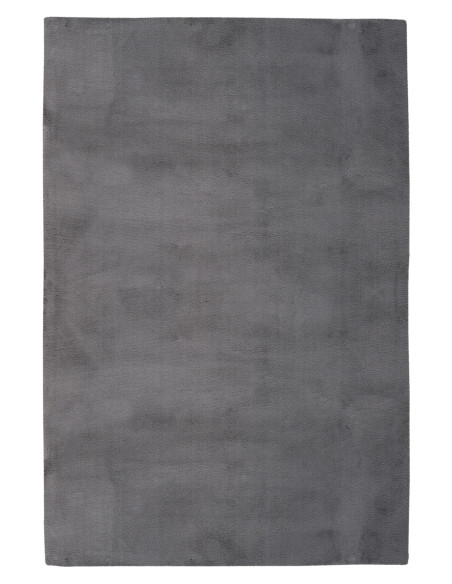 Tappeto moderno grigio rotondo per salotto