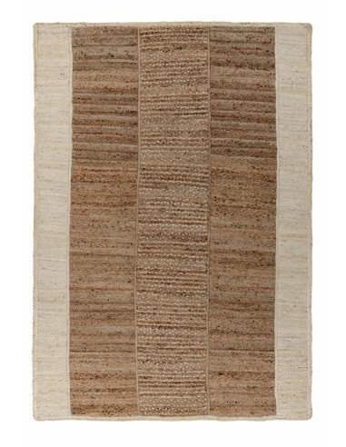 Cottage 445 Ivory Natural Jute Rug – Hand-Knotted Elegance