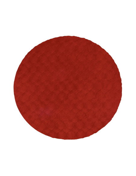 Diamond Cut 800 Redd Red Round Rug – Soft & Durable