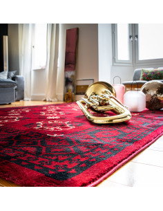 Tappeto salotto Ariana 881 rosso elegante e moderno 2