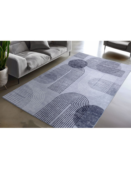 Tappeto moderno grigio Avantgarde 101