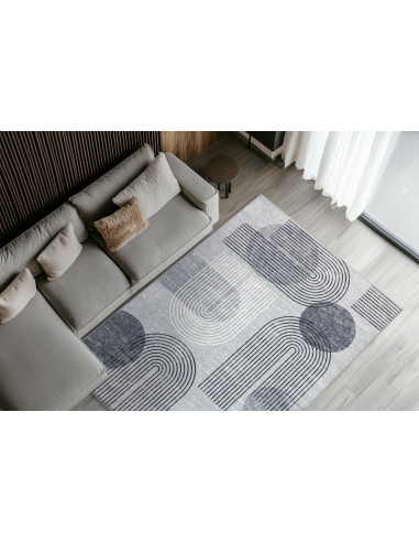 Tappeto moderno grigio Avantgarde 101