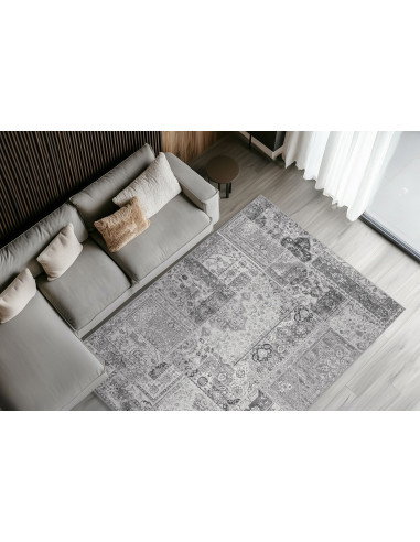 Avantgarde 105 Grey Vintage Style Rug with Elegant Tones