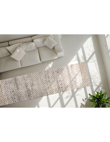 Bella 236 Grey Modern Rug with Geometric Pattern