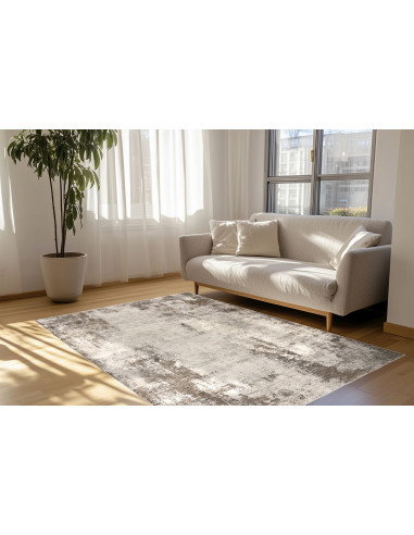 Tappeto moderno Bella 237 tortora per salotto elegante