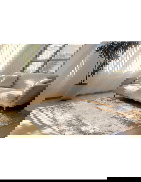 Bella 237 Taupe Modern Rug with Elegant Texture