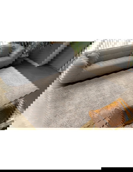 Tappeto moderno crema per salotto elegante e resistente