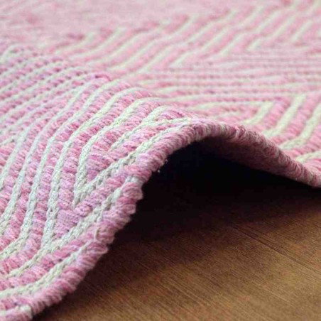 tappeto moderno tinta unita aperitif 410 rosa
