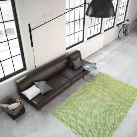 tappeto moderno tinta unita aperitif 310 verde