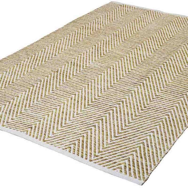 tappeto moderno tinta unita aperitif 510 giallo