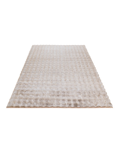 Tappeto moderno Calypso beige trapuntato