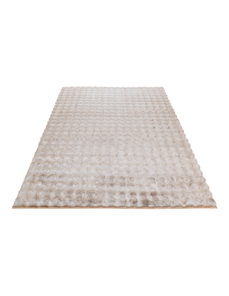 Tappeto moderno Calypso beige trapuntato