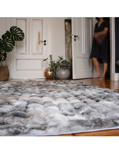 Tappeto moderno Camouflage grigio 845 2