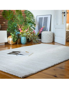 Tappeto salotto moderno crema Canyon 973 2