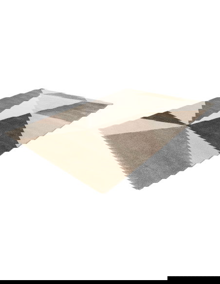 Canyon 974 Taupe Geometric Rug – Durable Modern Carpet