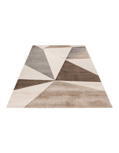 Canyon 974 Taupe Geometric Rug – Durable Modern Carpet