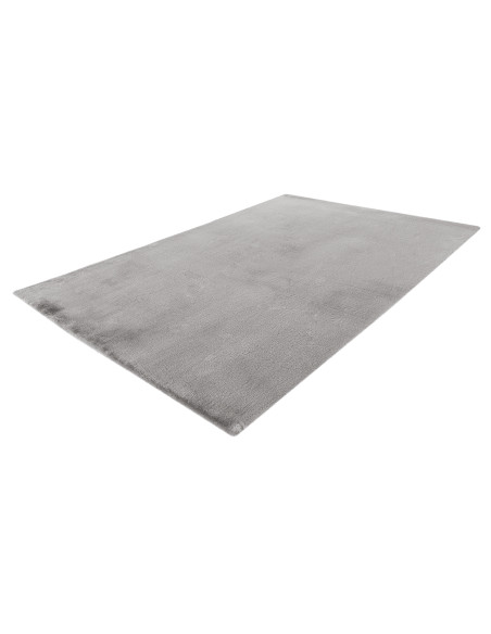 Tappeto moderno argento rotondo per salotto