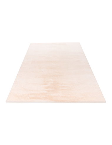 Tappeto moderno rotondo crema
