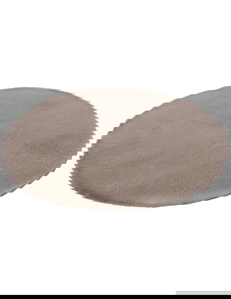 Cha Cha 535 Taupe Round Rug – Soft Hand-Tufted Carpet