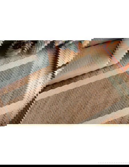 Cottage 445 Ivory Natural Jute Rug – Hand-Knotted Elegance