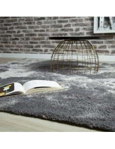 Curacao 490 Silver Soft Hand-Tufted Rug in Elegant Silver 2