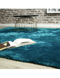 Tappeto moderno blu-verde per salotto 2