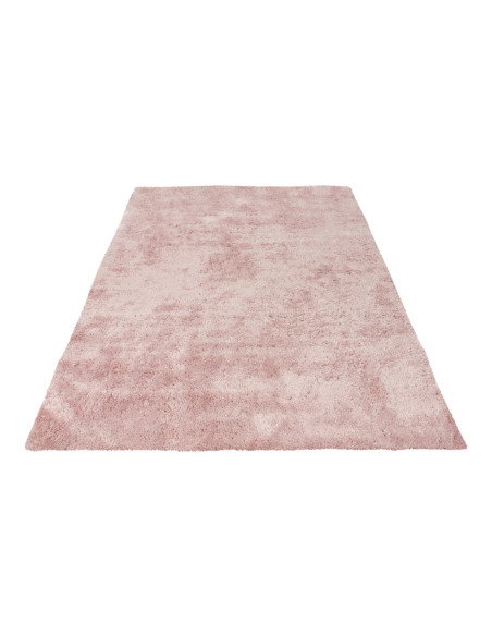 Tappeto moderno rosa cipria morbido e resistente