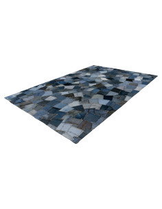 Denim Pocket 465 Blue Rug – Hand-Sewn Recycled Cotton 2
