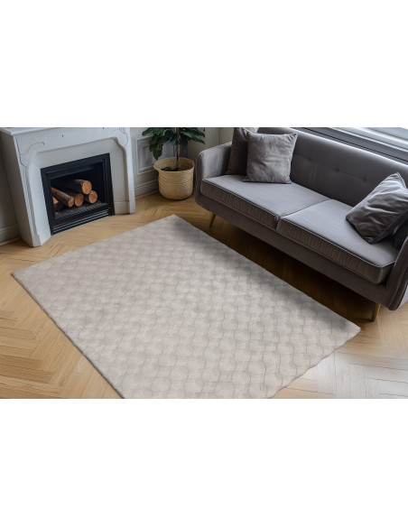 Diamond Cut 800 Grey Round Rug – Modern Soft Texture