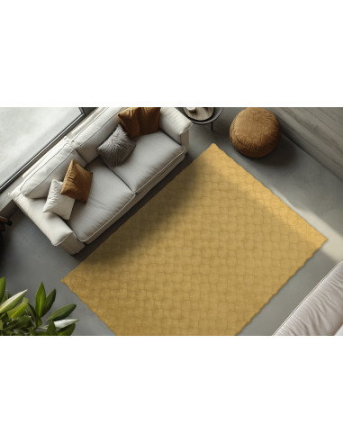 Diamond Cut 800 Honey Rug – Geometric Luxury Carpet