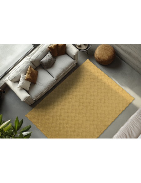 Diamond Cut 800 Honey Rug – Geometric Luxury Carpet