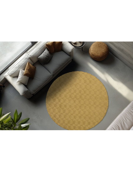 Diamond Cut 800 Honey Rug – Geometric Luxury Carpet