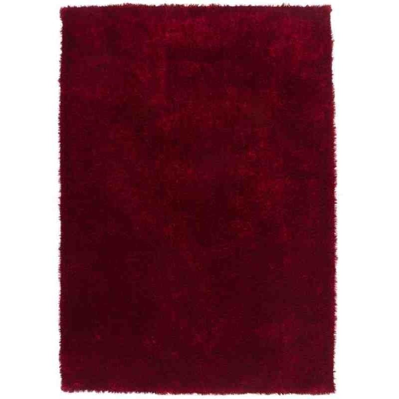 tappeto moderno tinta unita barbados bridgetown rosso