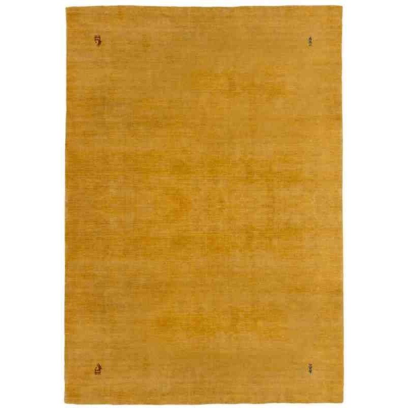 tappeto moderno tinta unita belize belmopan giallo lana