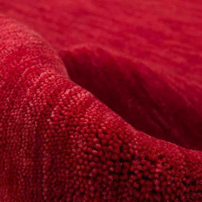 tappeto moderno tinta unita belize belmopan rosso lana